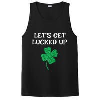Let's Get Lucked Up Funny St. Saint Patrick's Day PosiCharge Competitor Tank