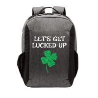 Let's Get Lucked Up Funny St. Saint Patrick's Day Vector Backpack