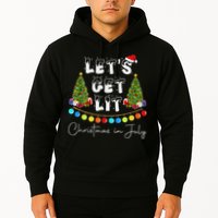Let's Get Lit Christmas In July Hoodie