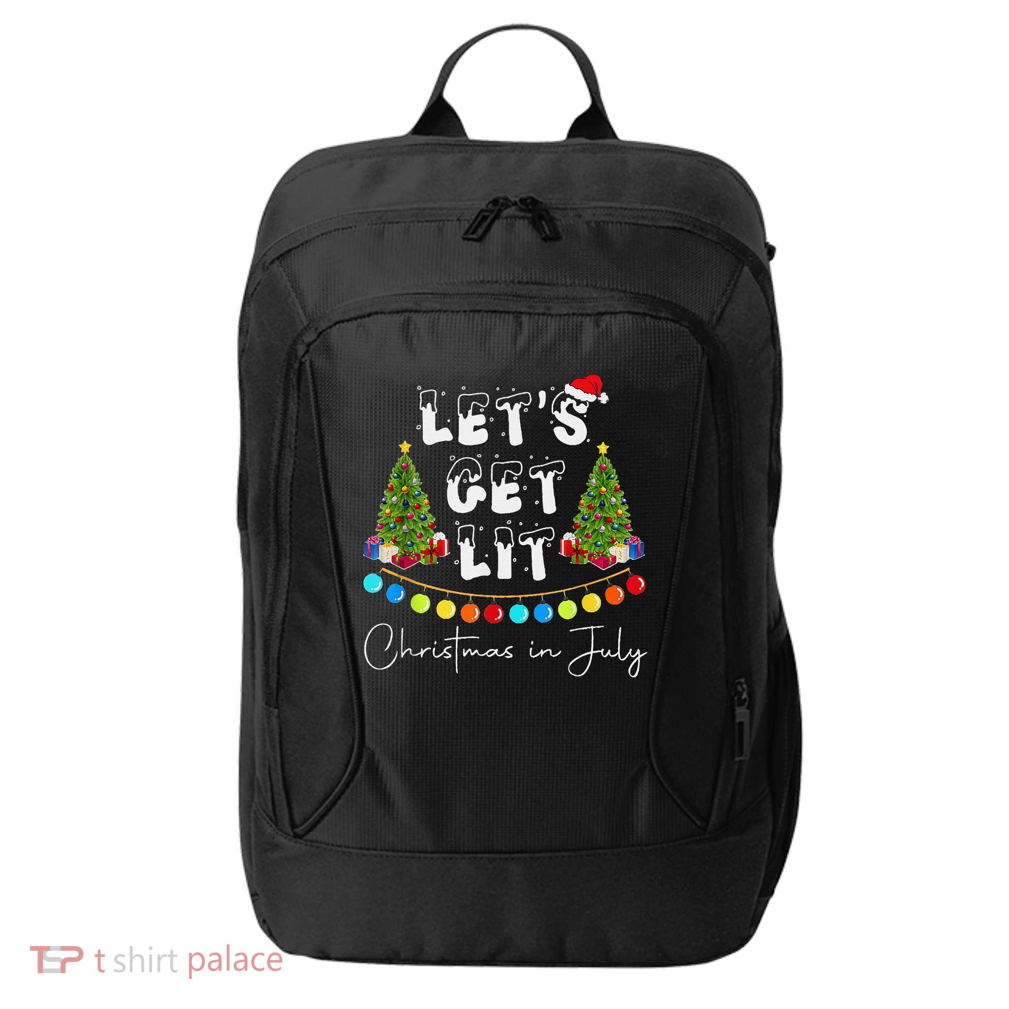 Let's Get Lit Christmas In July City Backpack