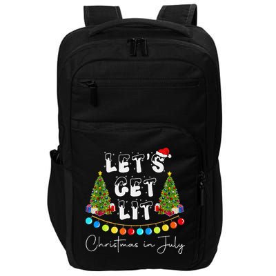 Let's Get Lit Christmas In July Impact Tech Backpack