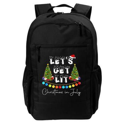 Let's Get Lit Christmas In July Backpack