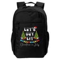 Let's Get Lit Christmas In July Backpack
