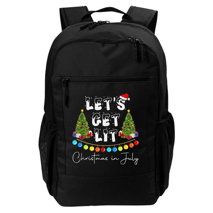 Let's Get Lit Christmas In July Backpack