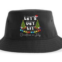 Let's Get Lit Christmas In July Sustainable Bucket Hat