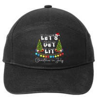 Let's Get Lit Christmas In July 7-Panel Snapback Hat