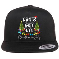 Let's Get Lit Christmas In July Flatbill Hat