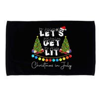 Let's Get Lit Christmas In July Microfiber Hand Towel