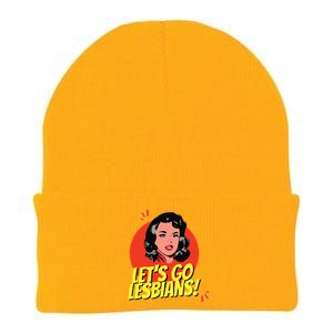 LetS Go Lesbians! Retro Lesbian Subtle Lesbian Knit Cap Winter Beanie