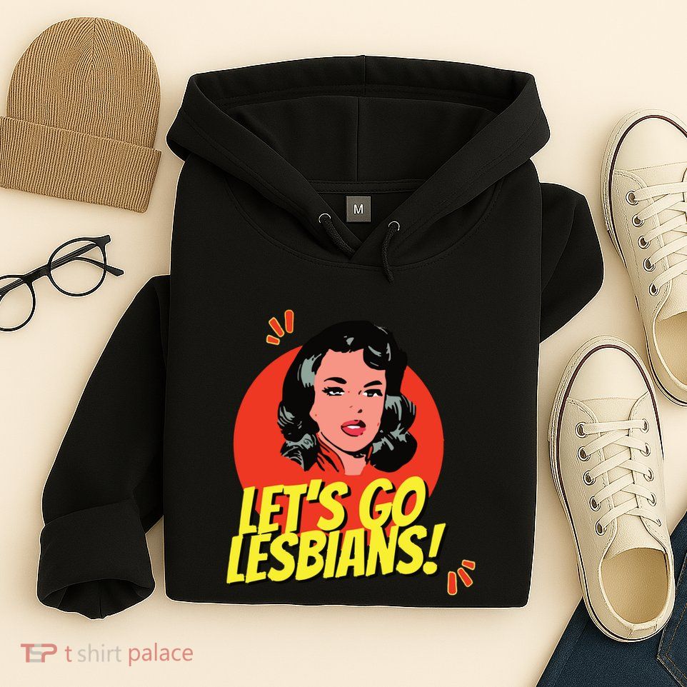 LetS Go Lesbians! Retro Lesbian Subtle Lesbian Hoodie