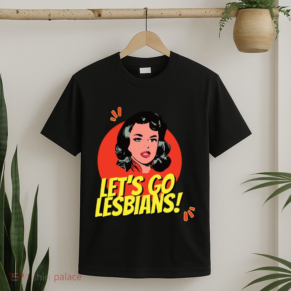 LetS Go Lesbians! Retro Lesbian Subtle Lesbian T-Shirt