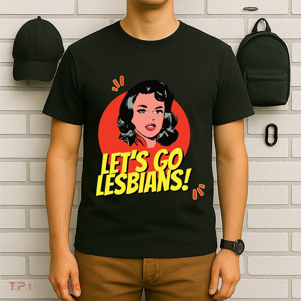LetS Go Lesbians! Retro Lesbian Subtle Lesbian T-Shirt