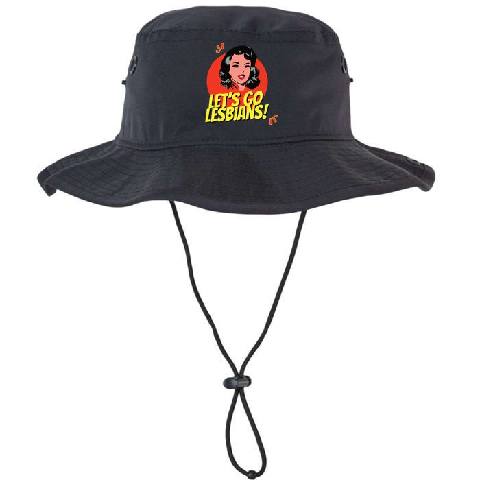 LetS Go Lesbians! Retro Lesbian Subtle Lesbian Legacy Cool Fit Booney Bucket Hat