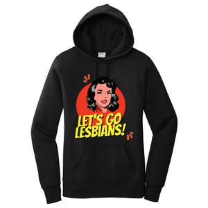 LetS Go Lesbians! Retro Lesbian Subtle Lesbian Women's Pullover Hoodie