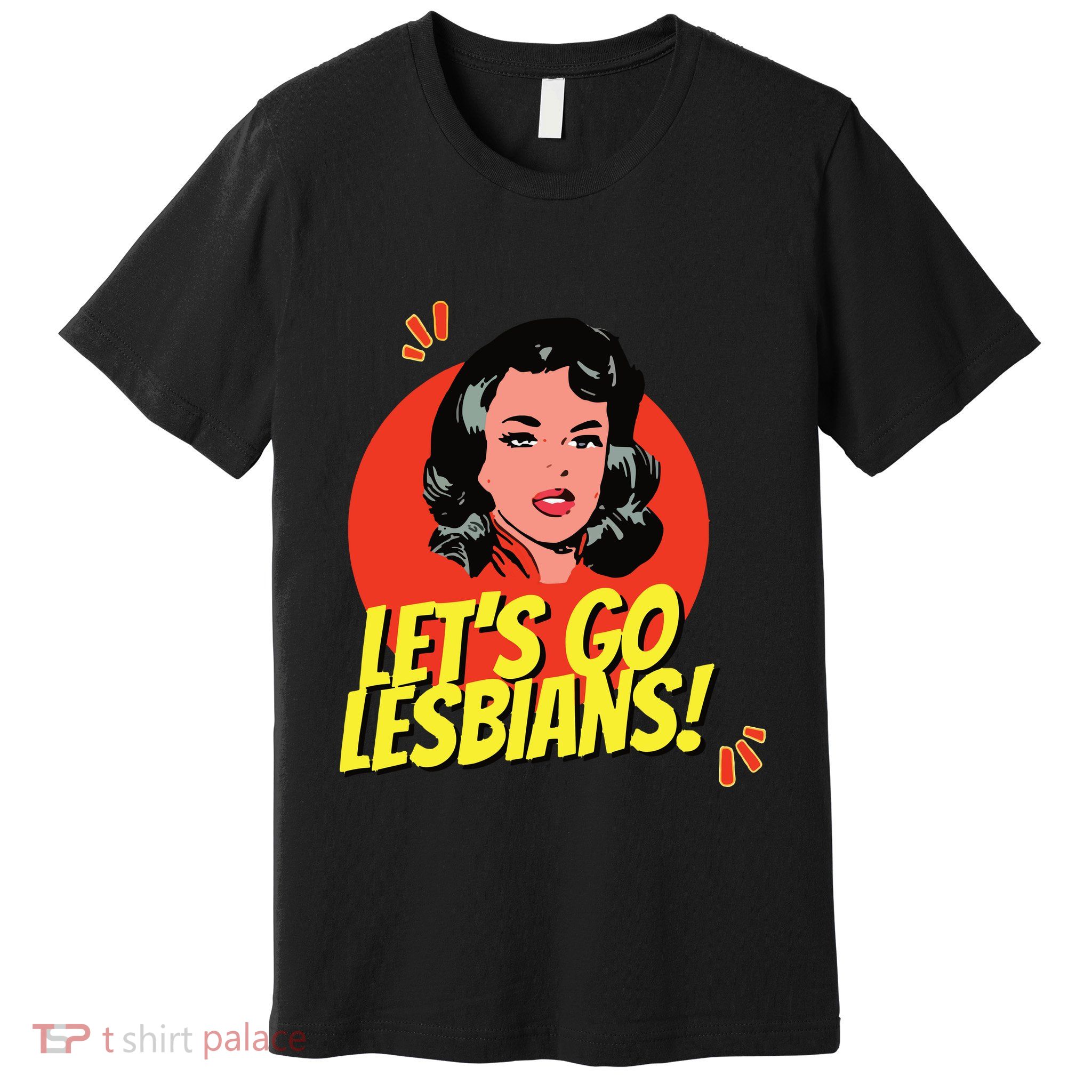 LetS Go Lesbians! Retro Lesbian Subtle Lesbian Premium T-Shirt