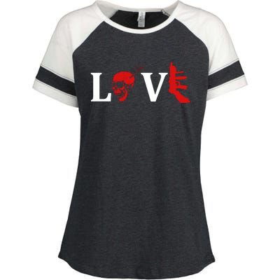 Love Guns Enza Ladies Jersey Colorblock Tee