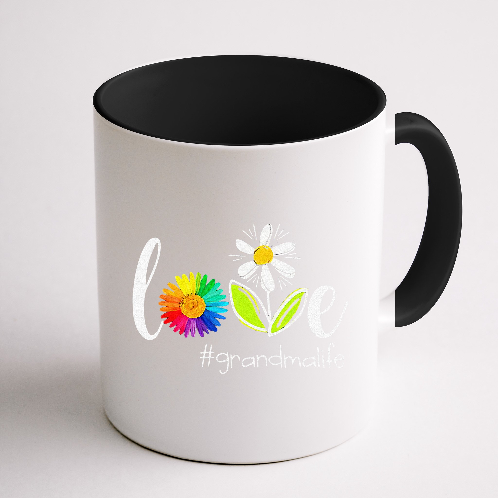 Love Grandma Life Wildlife Flower Mug