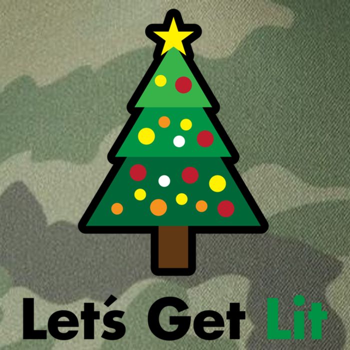 Let's Get Lit Funny Christmas Ing Xmas Lights Funny Gift Legacy Tie Dye Trucker Hat