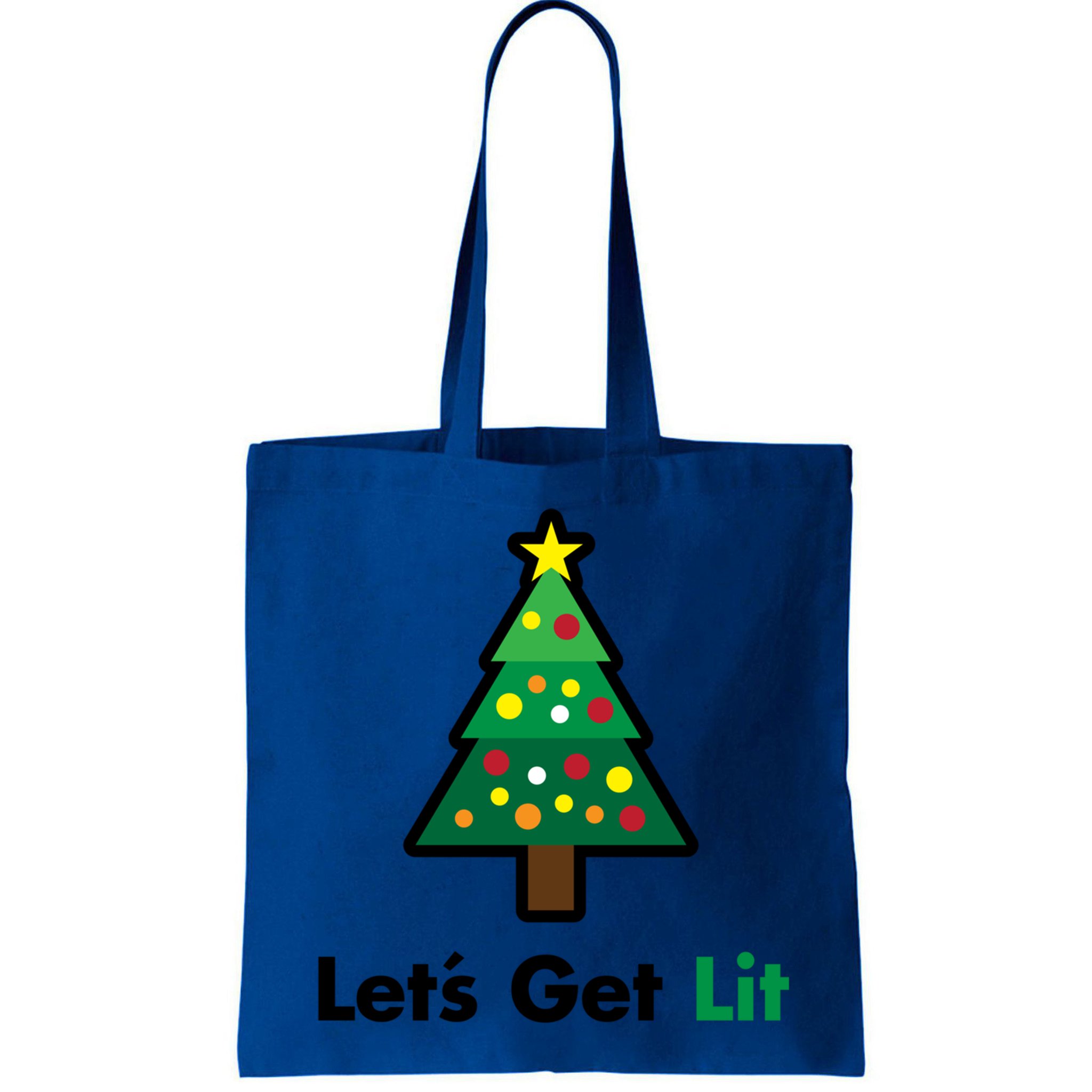 Let's Get Lit Funny Christmas Ing Xmas Lights Funny Gift Bag