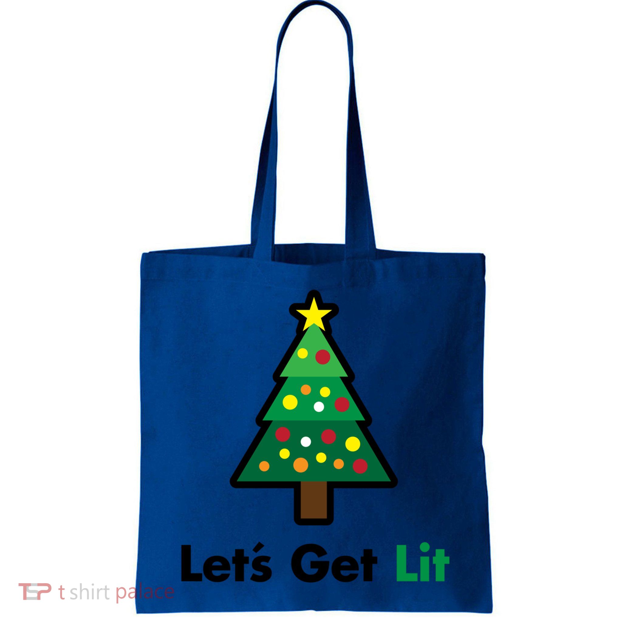 Let's Get Lit Funny Christmas Ing Xmas Lights Funny Gift Bag
