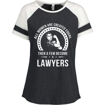 Lawyer Great Enza Ladies Jersey Colorblock Tee