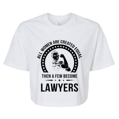 Lawyer Great Bella+Canvas Jersey Crop Tee