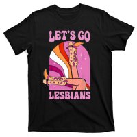 LetS Go Lesbians Lgbtq Lesbian Pride Month Cowgirl T-Shirt