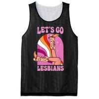 LetS Go Lesbians Lgbtq Lesbian Pride Month Cowgirl Mesh Reversible Basketball Jersey Tank