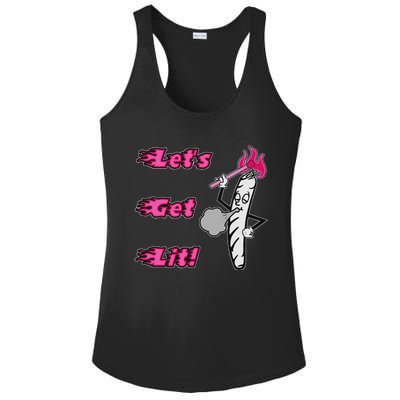 LetS Get Lit! Apparel Ladies PosiCharge Competitor Racerback Tank