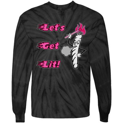 LetS Get Lit! Apparel Tie-Dye Long Sleeve Shirt