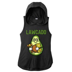 Lawcado Gift Legal Counsel Attorney Law School Student Lawyer Gift Ladies PosiCharge Tri-Blend Wicking Draft Hoodie Tank