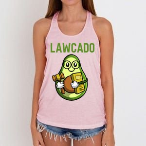 Lawcado Gift Legal Counsel Attorney Law School Student Lawyer Gift Women's Knotted Racerback Tank