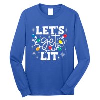 LetS Get Lit Christmas Lights Gift Long Sleeve Shirt