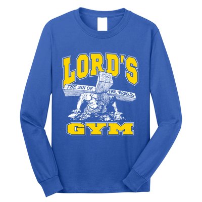 Lords Gym LordS The Sin Of World Jesus Gift Long Sleeve Shirt