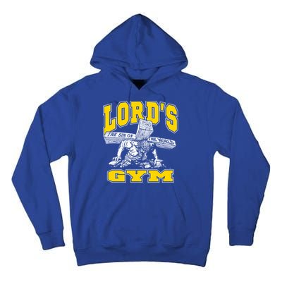 Lords Gym LordS The Sin Of World Jesus Gift Tall Hoodie