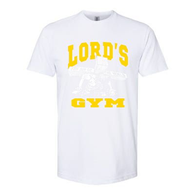 Lords Gym LordS The Sin Of World Jesus Gift Softstyle CVC T-Shirt