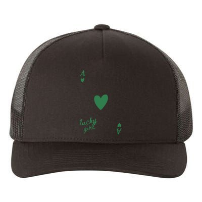 Lucky Girl Yupoong Adult 5-Panel Trucker Hat