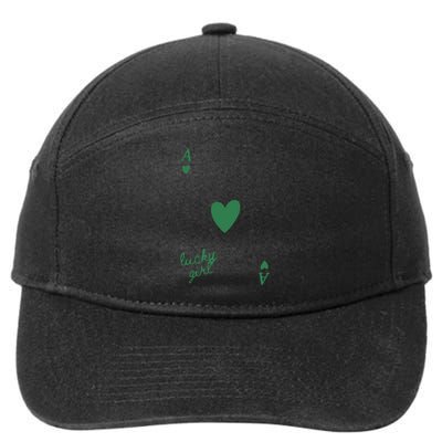 Lucky Girl 7-Panel Snapback Hat