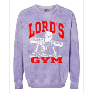 Lords Gym Lord's The Sin of World Jesus Premium Colorblast Crewneck Sweatshirt