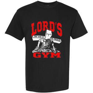 Lords Gym Lord's The Sin of World Jesus Premium Garment-Dyed Heavyweight T-Shirt