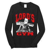 Lords Gym Lord's The Sin of World Jesus Premium Long Sleeve Shirt