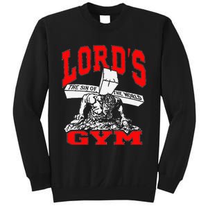 Lords Gym Lord's The Sin of World Jesus Premium Sweatshirt