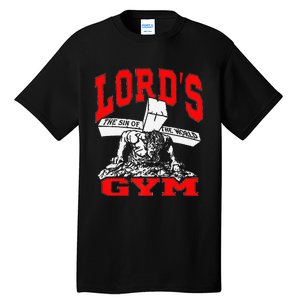 Lords Gym Lord's The Sin of World Jesus Premium Tall T-Shirt