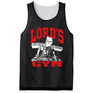 Lords Gym Lord's The Sin of World Jesus Premium Mesh Reversible Basketball Jersey Tank