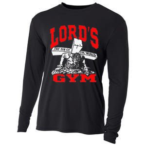 Lords Gym Lord's The Sin of World Jesus Premium Cooling Performance Long Sleeve Crew