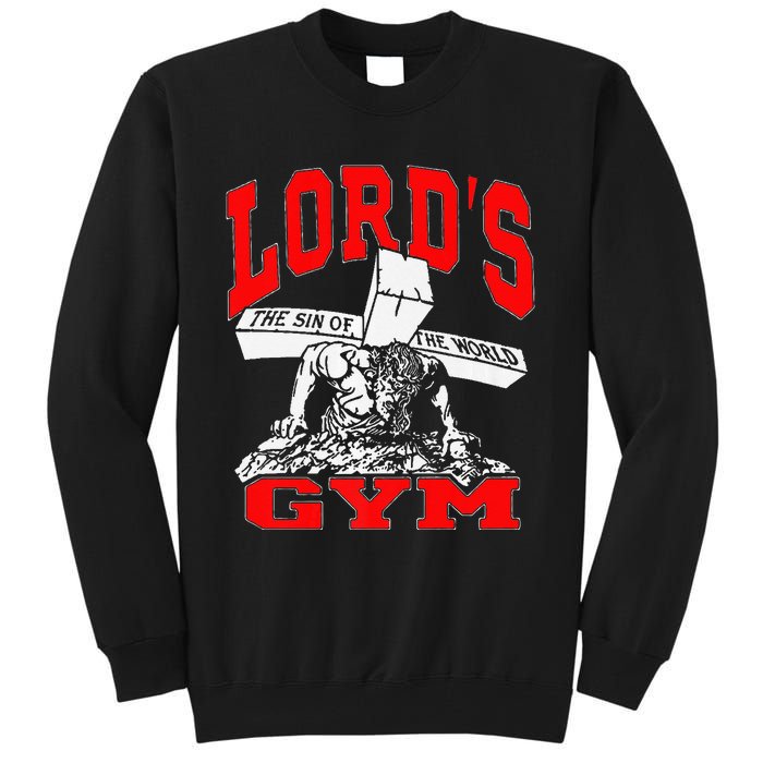 Lords Gym Lord's The Sin of World Jesus Premium Tall Sweatshirt