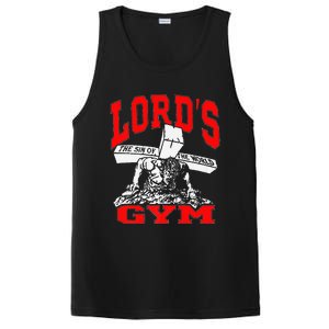 Lords Gym Lord's The Sin of World Jesus Premium PosiCharge Competitor Tank