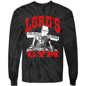 Lords Gym Lord's The Sin of World Jesus Premium Tie-Dye Long Sleeve Shirt