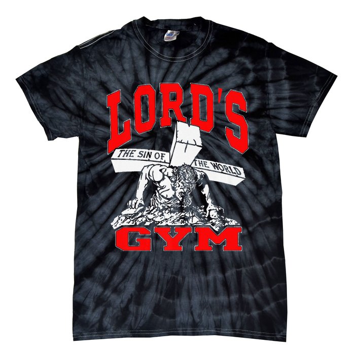 Lords Gym Lord's The Sin of World Jesus Premium Tie-Dye T-Shirt