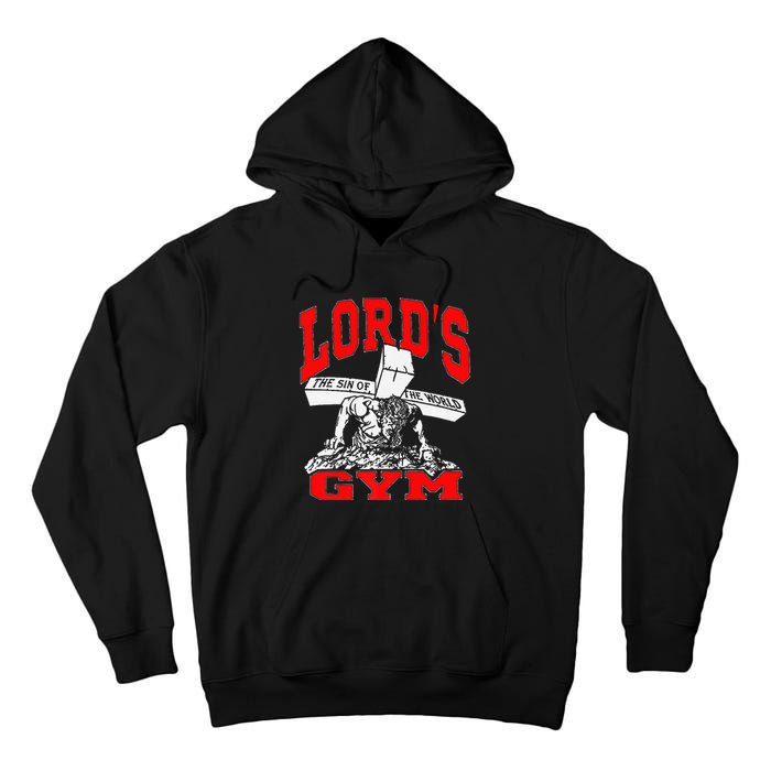 Lords Gym Lord's The Sin of World Jesus Premium Tall Hoodie